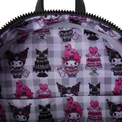 LOUNGEFLY Sanrio My Melody and Kuromi Mini Backpack