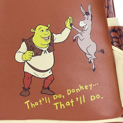 LOUNGEFLY Dream Works Shrek & Donkey Cosplay Mini Backpack