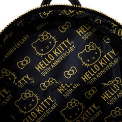 LOUNGEFLY Sanrio 50th Anniversary Metallic Gold Mini Backpack