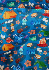 Loungefly Disney Stitch Camping Cuties AOP Nylon Mini Backpack