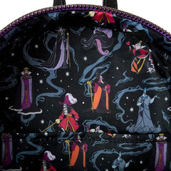 LOUNGEFLY Disney Villains Iridescent Mini Backpack