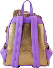 LOUNGEFLY Marvel Metallic Thanos Gauntlet Double Strap Shoulder Bag