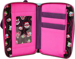 LOUNGEFLY Killer Klowns Jumbo Cosplay Zip Around Wallet