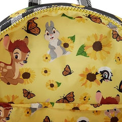 LOUNGEFLY Disney Bambi Sunflower Friends Mini Backpack