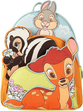 LOUNGFLY Disney Bambi Triple Pocket Mini Backpack