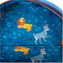 LOUNGEFLY Disney Lady and The Tramp 70th Anniversary Mini Backpack