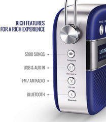 Saregama Carvaan Premium Hindi - Portable Music Player with 5000 Preloaded Songs