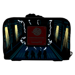 LOUNGEFLY Ghostbusters Ecto-1 Glow Zip Around Wallet