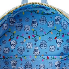 LOUNGEFLY Disney Pixar Up House Holiday Light Up Mini Backpack