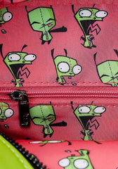 LOUNGEFLY Nickelodeon Invader Zim Gir Crossbuddy Purse