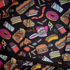 LOUNGEFLY Scooby-Doo Snacks All-Over Print Nylon Full-Size Backpack