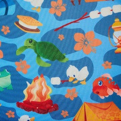 LOUNGEFLY Disney Stitch Camping Cuties Glow Mini Backpack