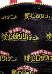 Loungefly My Hero Academia Group Debossed Logo Anime Mini Backpack