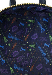 LOUNGEFLY Hocus Pocus Poster Glow Double Strap Shoulder Bag
