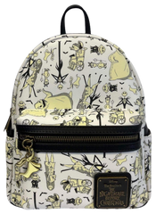 LOUNGEFLY Disney Nightmare Before Christmas Glow-In-The-Dark Mini Backpack