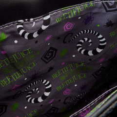 LOUNGEFLY Beetlejuice Sandworm Crossbody Bag