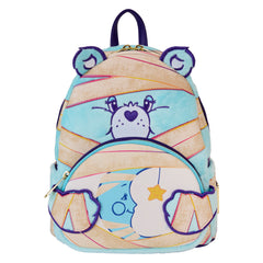 LOUNGEFLY Carebears X Universal Monsters Bedtime Bear Mummy Mini Backpack