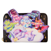 LOUNGEFLY Carebears X Universal Monsters Scary Dreams Zip Around Wallet