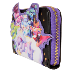 LOUNGEFLY Carebears X Universal Monsters Scary Dreams Zip Around Wallet