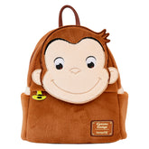 LOUNGEFLY x Curious George Plush Cosplay Mini Backpack