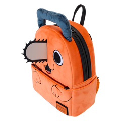 LOUNGEFLY Chainsaw Man Pochita Plush Mini Backpack