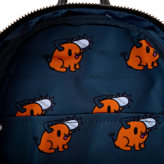 LOUNGEFLY Chainsaw Man Pochita Plush Mini Backpack