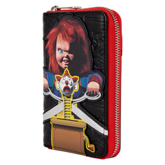LOUNGEFLY Universal Chucky Zip Around Wallet