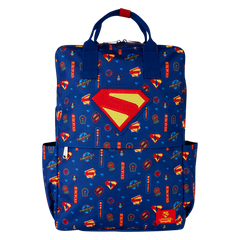 LOUNGEFLY DC Superman Nylon Full-Size Backpack