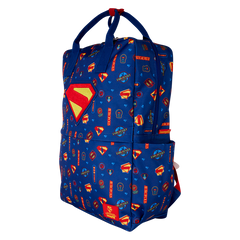 LOUNGEFLY DC Superman Nylon Full-Size Backpack