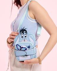 LOUNGEFLY Disney Winnie the Pooh Eeyore Crossbuddies Bag