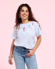 LOUNGEFLY Disney Mickey & Friends Ballon Swing Tee XL