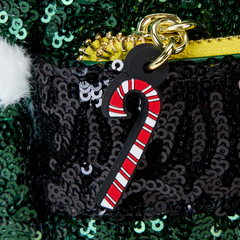 LOUNGEFLY Elf Buddy Sequin Cosplay Mini Backpack