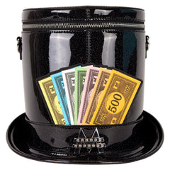 LOUNGEFLY Hasbro Monopoly Top Hat Crossbody Bag