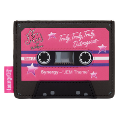 LOUNGEFLY Hasbro Jem and The Holograms Cassette Card Holder