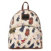 LOUNGEFLY Harry Potter Hogwarts All-Over Print Mini Backpack