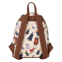LOUNGEFLY Harry Potter Hogwarts All-Over Print Mini Backpack