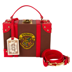 LOUNGEFLY Harry Potter Hogwarts Express Luggage Trunk Crossbody Bag