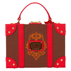 LOUNGEFLY Harry Potter Hogwarts Express Luggage Trunk Crossbody Bag
