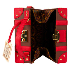 LOUNGEFLY Harry Potter Hogwarts Express Luggage Trunk Crossbody Bag