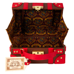 LOUNGEFLY Harry Potter Hogwarts Express Luggage Trunk Crossbody Bag