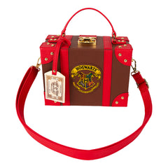 LOUNGEFLY Harry Potter Hogwarts Express Luggage Trunk Crossbody Bag