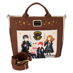 LOUNGEFLY Harry Potter Hogwarts Convertible Backpack & Tote Bag