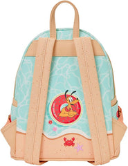 LOUNGEFLY Disney: Mickey and Minnie - Adjustable Shoulder Straps - Beach Fun Mini Backpack - Great for Kids & Adults - Collectible Bags
