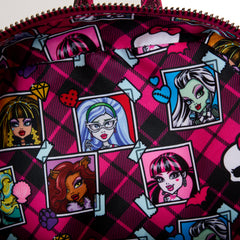LOUNGEFLY Mattel Monster High Crypt Locker Mini Backpack