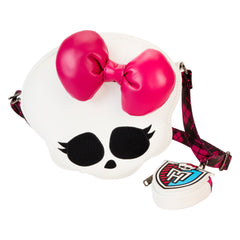 LOUNGEFLY Mattel Monster High Skullette Figural Crossbody With Coin Bag