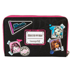 LOUNGEFLY Mattel Monster High Crest Zip Around Wallet