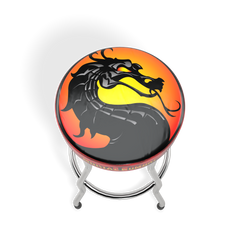 Arcade1Up Mortal Kombat II Adjustable Stool