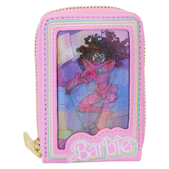 LOUNGEFLY Barbie Doll Box Triple Lenticular Zip Around Wallet