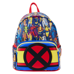 LOUNGEFLY Marvel X-Men AOP Mini Backpack