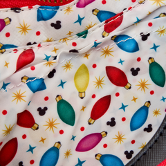 Loungefly Disney Mickey and Friends Christmas Light Crossbody Bag